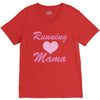 running mama V-Neck Tee