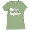the dogfather dalmatian white Ladies Fitted T-Shirt
