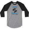 Papa is my Name Fishing Is My Game 3/4 Sleeve Shirt