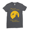 i drive a stick   halloween superpower Ladies Fitted T-Shirt
