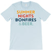 Summer Night Bonfires Beer T-Shirt