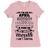 I Am An April Women Ladies Fitted T-Shirt