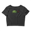 normal ass turtle Crop Top