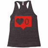 no love notification Racerback Tank