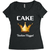 cake fashion nugget Women's Triblend Scoop T-shirt