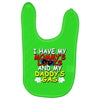 mommy's looks daddy's gas Baby Bibs