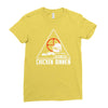 battle ground chicken dinner Ladies Fitted T-Shirt
