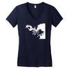 antontw chinese dragon Women's V-Neck T-Shirt