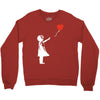 banksy style Crewneck Sweatshirt