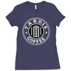 time travel coffee Ladies Fitted T-Shirt