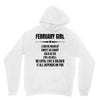Super February Girl Unisex Hoodie