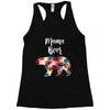 mama bear floral Racerback Tank