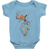 skate or burn! Baby Onesie