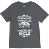 Motorcycles Uncle V-Neck Tee
