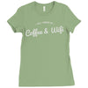 coffee and internet Ladies Fitted T-Shirt