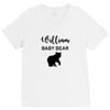 Daddy Bear - Baby Bear Custom Name V-Neck Tee