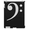 bass clef hat iPad 3 and 4 Case