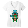 my turtles Women's V-Neck T-Shirt