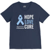 hope love cure stomach cancer awareness V-Neck Tee
