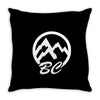 bc mountains british col Throw Pillow