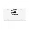 get to da choppa License Plate