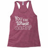 you and whose army Racerback Tank