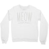 meow cute cat face Crewneck Sweatshirt