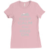keep calm and ride on Ladies Fitted T-Shirt