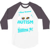 super cool autism dad 3/4 Sleeve Shirt