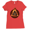 the all seeing eye Ladies Fitted T-Shirt