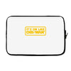 it's on like obi wan Laptop sleeve