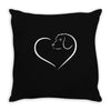 i love beagle Throw Pillow