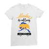 alaska is calling and i must go Ladies Fitted T-Shirt