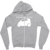 only smarties have the answer'   funny Zipper Hoodie