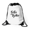 better together Drawstring Bags