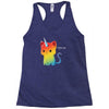 the magical kittencorn Racerback Tank