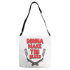 gonna make you bleed Adjustable Strap Totes