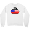 usa curling Crewneck Sweatshirt
