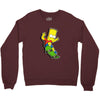 skater bart Crewneck Sweatshirt