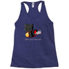 make your own luck Racerback Tank