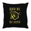 death bee bee keeper Throw Pillow