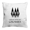 gnomies Throw Pillow