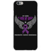 my hero is now my angel pancreatic cancer awareness iPhone 6/6s Case