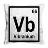 Vibranium Throw Pillow