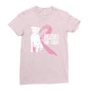 boxers for boobs Ladies Fitted T-Shirt