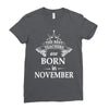 The best teachers are born in  November Ladies Fitted T-Shirt