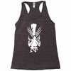 wolverine avengers inspired superhero Racerback Tank