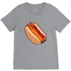 hotdogs on a bun V-Neck Tee