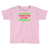 imake horrible since puns but only periodicaly Toddler T-shirt