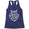 trust jesus Racerback Tank